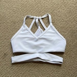 FIVE THE LABEL MAVERICK BRA IN white YL